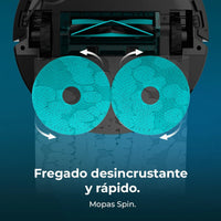 وبوت تنظيف Cecotec Conga 15000Pa مكنسة ومسح ذكي مع محطة تفريغ تلقائي | Cecotec Conga Robot Vacuum & Mop 15000Pa with Auto-Empty Station