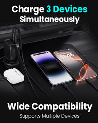 Moxedo 84W Car Charger retractable cable - View