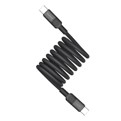 كيبل موماكس ماج لنك المغناطيسي بقدرة 240 واط وطول 2 متر | Momax Mag.Link 240W Magnetic USB‑C to USB‑C Cable, 2 m