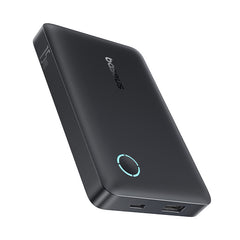 Baseus EnerFill FP11 Power Bank 10000mAh 15W White (With Cable C→C 30cm 20V/3A) | باور بانك بيسوس إنرفيل 10000 مللي أمبير 15 واط أبيض