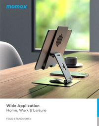 حامل موماكس الدوار للهواتف والاجهزة اللوحية | Momax Multi-Purpose Rotating Stand for Phone & Tablet