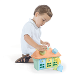 دولو بيت السعادة لفرز الأشكال بأبواب وأقفال 5297 | Dolu Happy House Shape Sorter