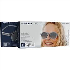 نظارة بورودو مونتاغو الشمسية بعدسات مستقطبة UV400 وإطار TR90 - فضي | Porodo Lifestyle Montago Polarized Lens Sunglasses Silver