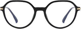 نظارة بورودو أوران الواقية من الضوء الأزرق بإطار TR90 - أسود | Porodo Lifestyle Oran Anti-Blue Light Glasses Black