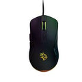 ماوس قيمنق بورودو سلكي 7200 دقة بإضاءة RGB و6 أزرار - أسود | Porodo Gaming Wired Mouse DPI 7200 with RGB Light Black