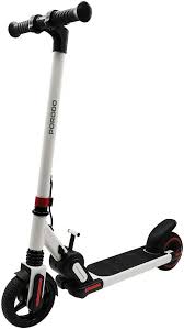 سكوتر بورودو Lifestyle Vim الكهربائي للأطفال 130W 14km/h - أبيض | Porodo Lifestyle Vim Kids Electric Scooter 130W White