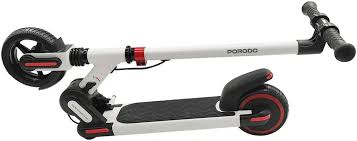 سكوتر بورودو Lifestyle Vim الكهربائي للأطفال 130W 14km/h - أبيض | Porodo Lifestyle Vim Kids Electric Scooter 130W White