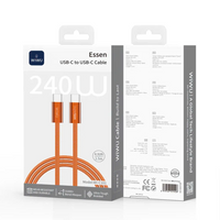 WiWU Wi-C101 240W USB-C cable Orange - packaging
