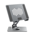 حامل موماكس الدوار للاجهزة اللوحية القابل للطي متوافق مع تابلت 10.5 الى 12.9 بوصة | Momax Foldable Rotating Tablet Stand, Fits 10.5"–12.9" Tablets