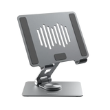 حامل موماكس الدوار للاجهزة اللوحية القابل للطي متوافق مع تابلت 10.5 الى 12.9 بوصة | Momax Foldable Rotating Tablet Stand, Fits 10.5"–12.9" Tablets
