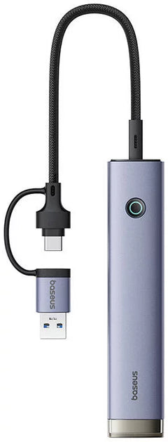 Baseus UltraJoy 4-Port HUB AIR Space Grey - هاب بيسوس الترا جوي 4 منافذ اير رمادي