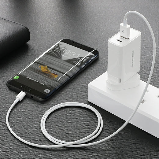 كيبل روك روز Zeta للشحن و المزامنة بطول 1 متر 2.4 أمبير | RockRose Zeta 1M 2.4A Charge & Sync Cable