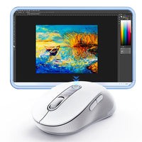 Baseus F02 Ergonomic Wireless Mouse USB 2.4GHz - White - ماوس لاسلكي مريح أبيض