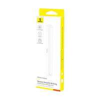 Baseus Smooth Writing Stylus Charging Case with USB-C 3A Cable 30cm White - حافظة شحن قلم آيباد بيضاء