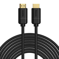 Baseus Cable HDMI 2.0 4K 30Hz 3D HDR 18Gbps 8m Black - كيبل HDMI عالي الجودة 8 متر