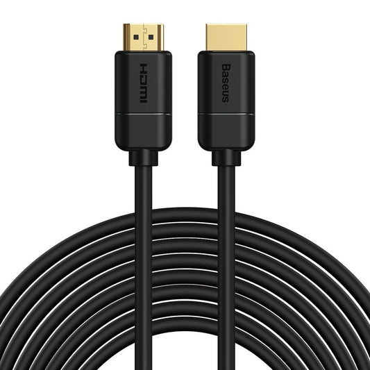 Baseus Cable HDMI 2.0 4K 30Hz 3D HDR 18Gbps 8m Black - كيبل HDMI عالي الجودة 8 متر