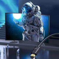Baseus Cable HDMI 2.0 4K 30Hz 3D HDR 18Gbps 8m Black - كيبل HDMI عالي الجودة 8 متر