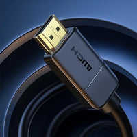 Baseus Cable HDMI 2.0 4K 30Hz 3D HDR 18Gbps 8m Black - كيبل HDMI عالي الجودة 8 متر
