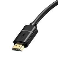 Baseus Cable HDMI 2.0 4K 30Hz 3D HDR 18Gbps 8m Black - كيبل HDMI عالي الجودة 8 متر