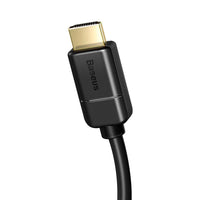 Baseus Cable HDMI 2.0 4K 30Hz 3D HDR 18Gbps 8m Black - كيبل HDMI عالي الجودة 8 متر