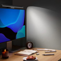Baseus i-wok2 LED Lamp for Desktop Monitor Screen Lighting Black - إضاءة LED لشاشة الكمبيوتر