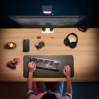 Baseus i-wok2 LED Lamp for Desktop Monitor Screen Lighting Black - إضاءة LED لشاشة الكمبيوتر