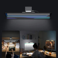 Baseus i-wok2 LED Lamp for Desktop Monitor Screen Lighting Black - إضاءة LED لشاشة الكمبيوتر