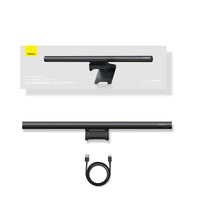Baseus i-wok2 LED Lamp for Desktop Monitor Screen Lighting Black - إضاءة LED لشاشة الكمبيوتر