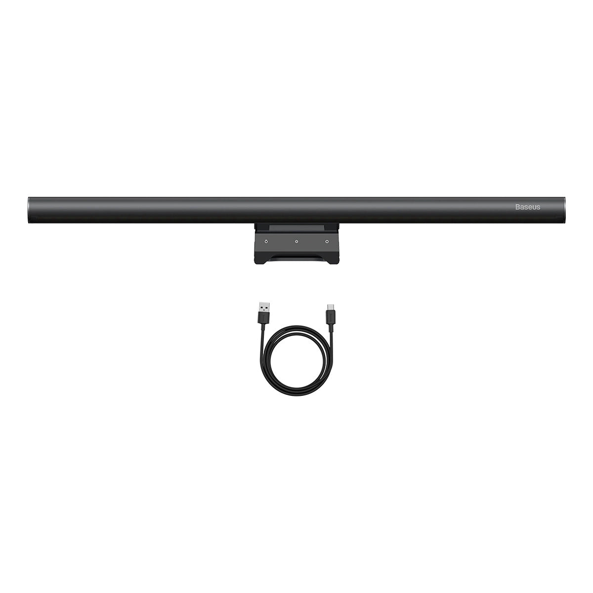 Baseus i-wok2 LED Lamp for Desktop Monitor Screen Lighting Black - إضاءة LED لشاشة الكمبيوتر