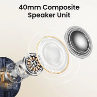سماعة يو جرين ماكس 5 اللاسلكية بوقت تشغيل حتى 90 ساعة مع خاصية عزل الضوضاء | UGREEN HiTune Max5 Wireless Headphones with Hybrid ANC, Up To 90H Playtime