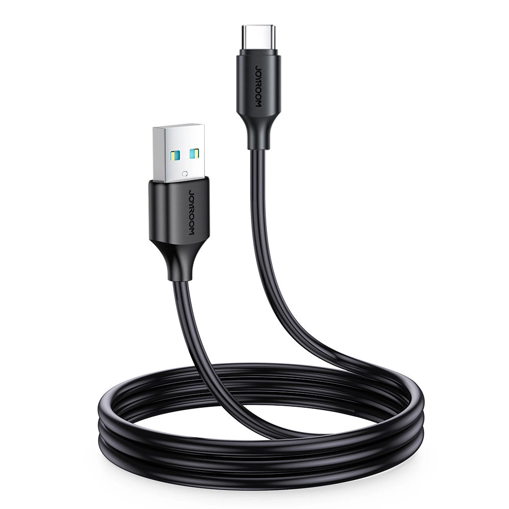 Kabloya Barkirinê ya Joyroom Long-Lasting USB-A ber bi USB-C 1m - Reş | Kabloya Barkirinê ya Joyroom Long-Lasting Series A9 18W USB-A ber bi USB-C 3A 1m - Reş