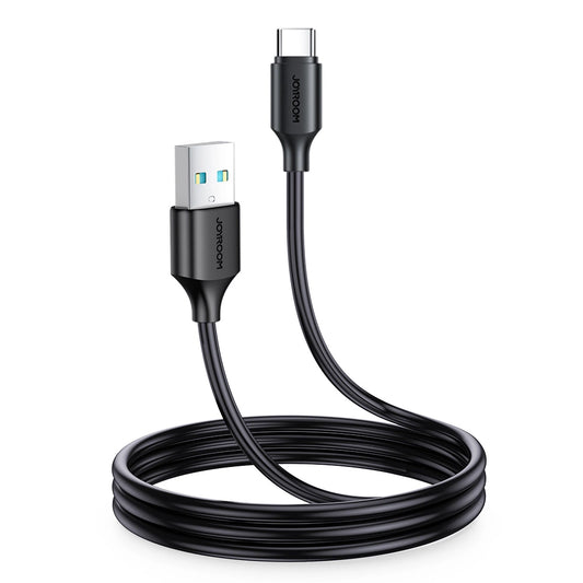Kabloya Barkirinê ya Joyroom Long-Lasting USB-A ber bi USB-C 1m - Reş | Kabloya Barkirinê ya Joyroom Long-Lasting Series A9 18W USB-A ber bi USB-C 3A 1m - Reş