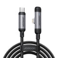 كيبل جويرووم انجوي X سيريس 90 درجة يو اس بي سي الى لايتننغ بقدرة شحن 30 واط وطول 1.2 متر | JOYROOM EnjoyX Series 90° Fast Charging Data Cable Type-C to Lightning 30W 1.2M