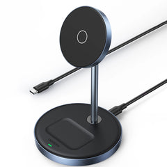 شاحن لاسلكي مغناطيسي UGREEN MagFlow 2-in-1 | Magnetic Wireless Charging Station