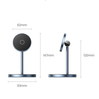 شاحن لاسلكي مغناطيسي UGREEN MagFlow 2-in-1 | Magnetic Wireless Charging Station