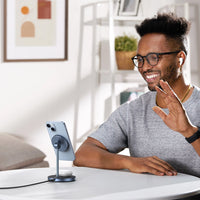 شاحن لاسلكي مغناطيسي UGREEN MagFlow 2-in-1 | Magnetic Wireless Charging Station