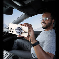 حامل UGREEN المغناطيسي مع شاحن لاسلكي لسيارة تسلا - رمادي | UGREEN Magnetic Holder with Inductive Charger for Tesla Car - Gray