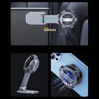 حامل UGREEN المغناطيسي مع شاحن لاسلكي لسيارة تسلا - رمادي | UGREEN Magnetic Holder with Inductive Charger for Tesla Car - Gray