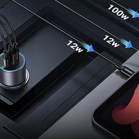 UGREEN 130W USB C Car Charger Type C Car Charger Adapter - شاحن سيارة يوجرين 130 واط يو اس بي سي