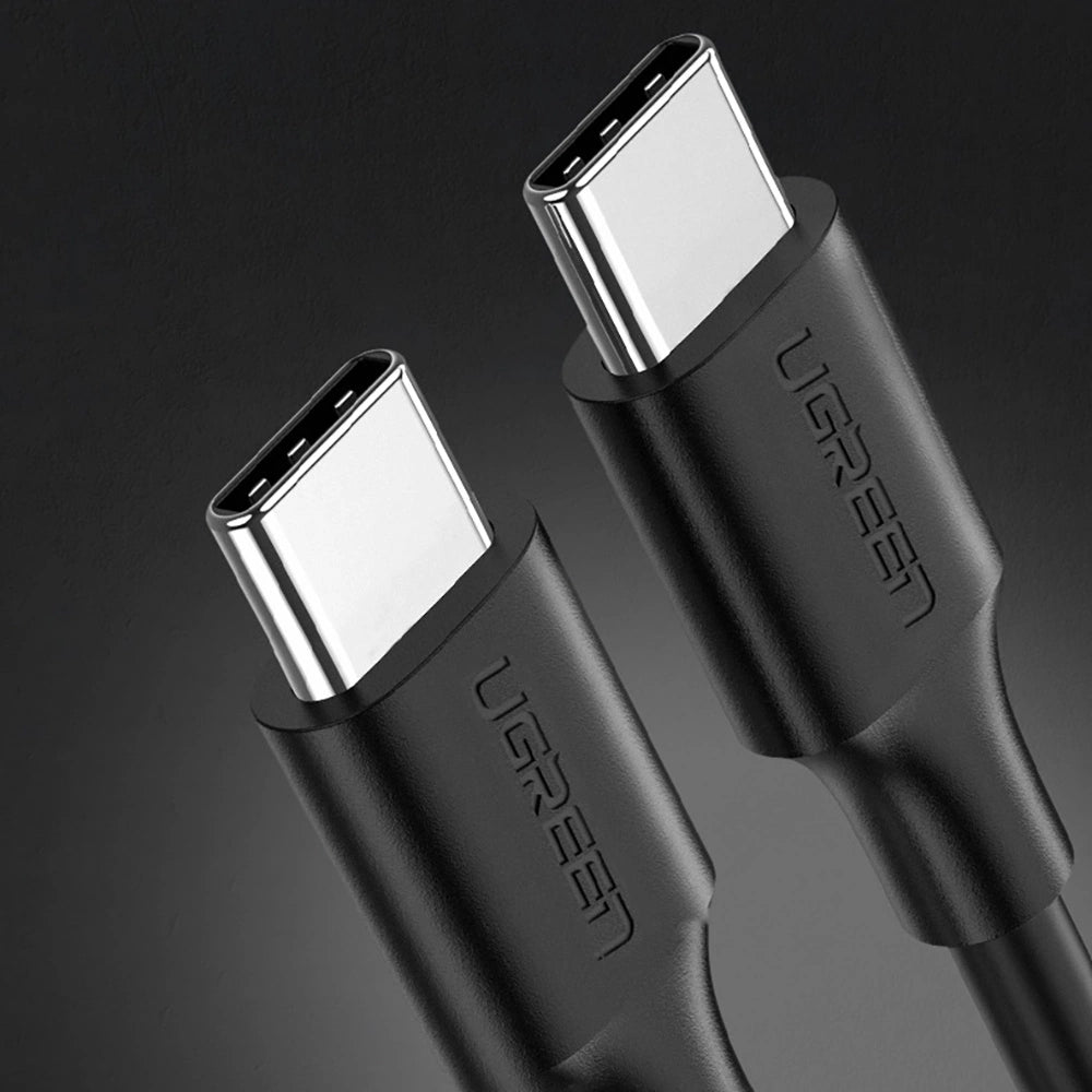 كابل UGREEN USB-C إلى USB-C شحن سريع 60 واط 1.5 متر | UGREEN USB-C to USB-C PD Fast Charging Cable 60W 1.5M