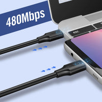 كابل UGREEN USB-C إلى USB-C شحن سريع 60 واط 1.5 متر | UGREEN USB-C to USB-C PD Fast Charging Cable 60W 1.5M