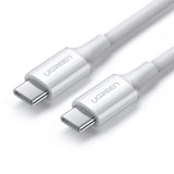 UGREEN USB-C to USB-C PD Fast Charging Cable 100W 2M For Laptops & Phones - كابل شحن يوجرين USB-C إلى USB-C 100 واط 2 متر للابتوب والهواتف