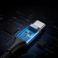 كيبل UGREEN USB-C إلى USB-C 2.0 شحن سريع 5A هيكل ألمنيوم 0.5م | UGREEN USB-C to USB-C 2.0 480Mbps 5A Aluminum Case Charging Cable 0.5m