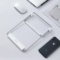 حامل قابل للطي للابتوب UGREEN فضي | Folding Stand for MacBook Laptop Silver