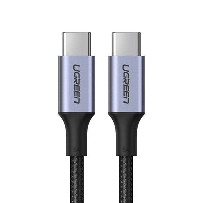 UGREEN USB-C to USB-C PD Fast Charging Cable 100W 1M For Laptops & Phones - كابل شحن يوجرين USB-C إلى USB-C 100 واط 1 متر للابتوب والهواتف