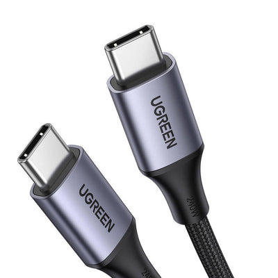 كابل Ugreen من Type-C إلى Type-C شحن سريع 240W طول 2 متر - UGREEN USB-C to USB-C PD Fast Charging Cable 240W 2M For Laptops & Phones