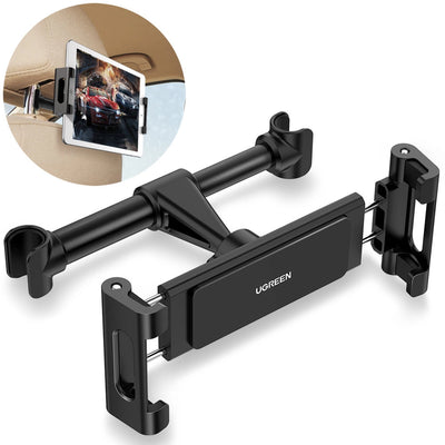 حامل UGREEN للهواتف الذكية والتابلت على مسند الرأس - أسود | UGREEN Car Holder for Smartphones/Tablets on Headrest - Black