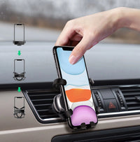 حامل هاتف سيارة يوجرين جرافيتي لفتحة التكييف بنظام الجاذبية | UGREEN Gravity Drive Air Vent Car Mount Phone Holder