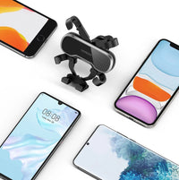 حامل هاتف سيارة يوجرين جرافيتي لفتحة التكييف بنظام الجاذبية | UGREEN Gravity Drive Air Vent Car Mount Phone Holder