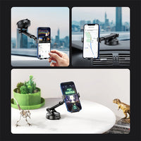 UGREEN Gravity Phone Holder with Suction Cup (Black) | حامل هاتف يونيجرين جرافيتي بكأس شفط (أسود)
